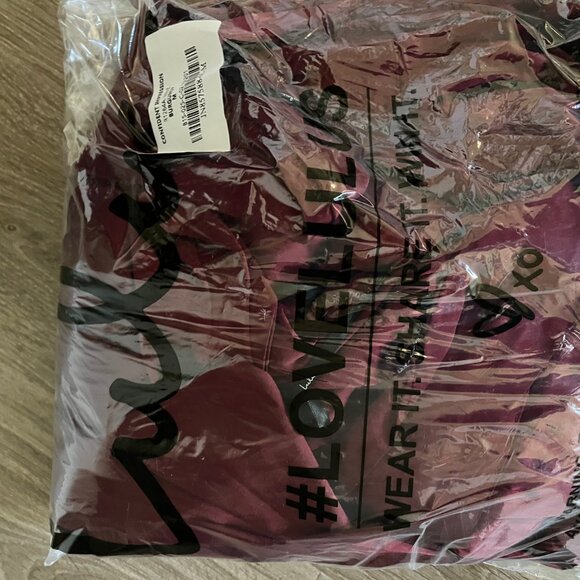 Lulus Confident Impression Burgundy Satin Pleated Halter Jumpsuit Red Size S, M - Picture 3 of 4